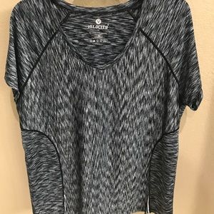3/ $35 Workout shirt. 1X Black, grey, white